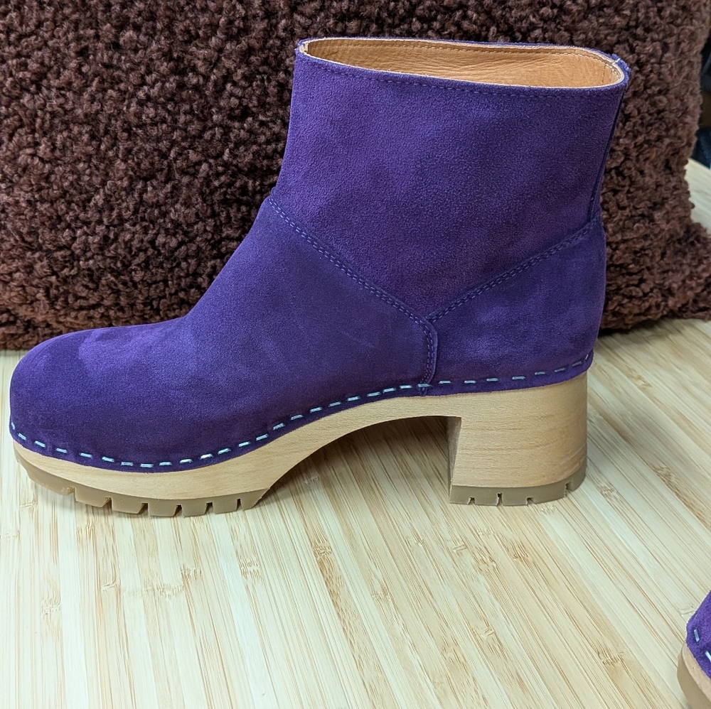 Swedish Hasbeens Viola Clog Boots. New - Picture 4 of 13